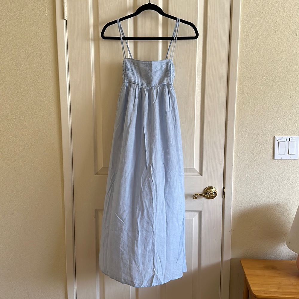 NWT Abercrombie Crinkle Textured Maxi Dress